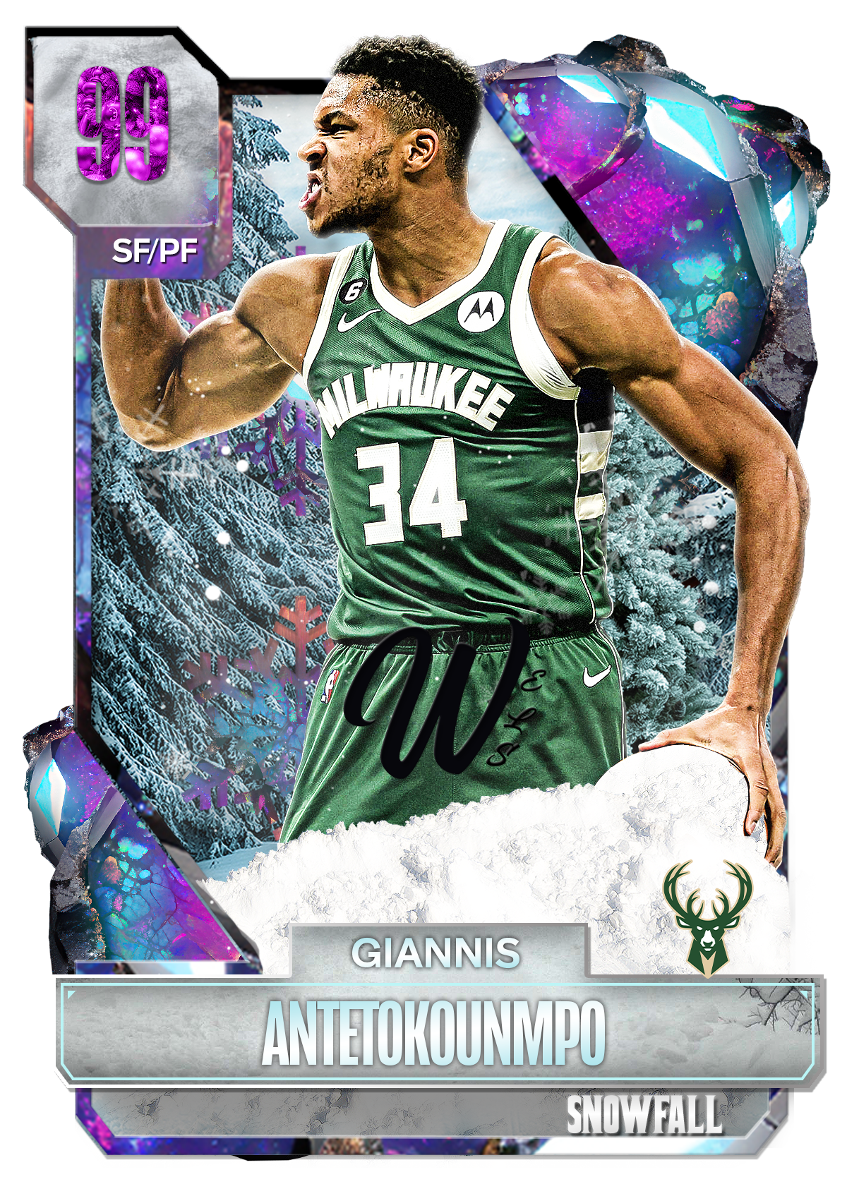 Giannis has a Snowball
