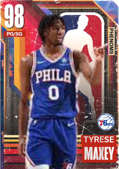 NBA 2K23 | 2KDB Custom Card (Tyrese Maxey)