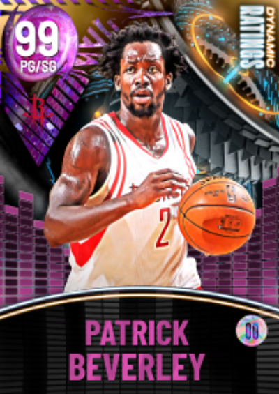 beverley i know this card is outdated considering he is in the timberwolves not the rockets so yeah