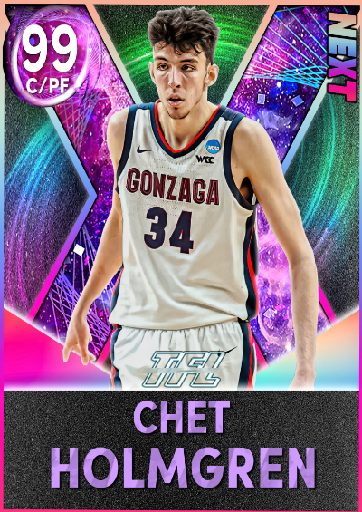 NBA 2K23  2KDB Sapphire Chet Holmgren (85) Complete Stats