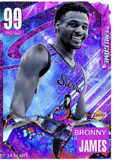 NBA 2K23 | 2KDB Custom Card (ENDGAME BRONNY JAMES )