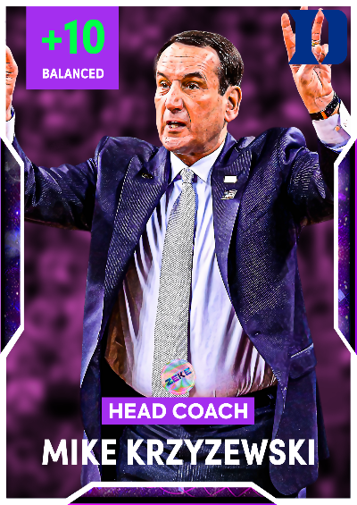 Coach K!