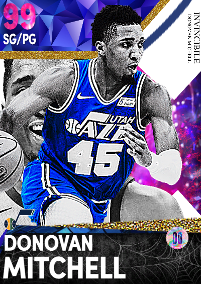 NBA 2K21 2KDB Custom Card Donovan Mitchell 