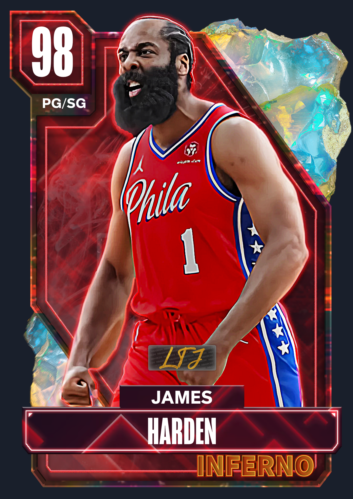 NBA 2K24 | 2KDB Custom Card (the beard)