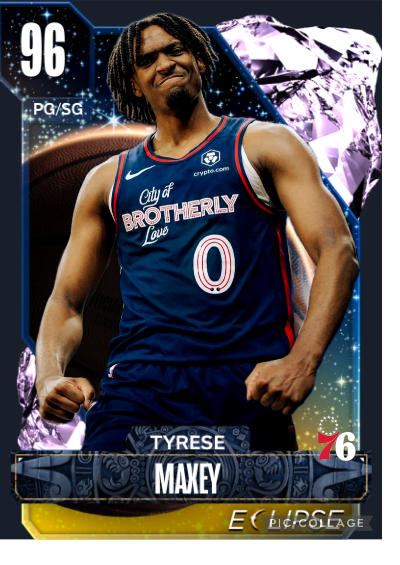 NBA 2K24 | 2KDB Custom Card (TYRESE MAXEY ECLIPSE (check comments))