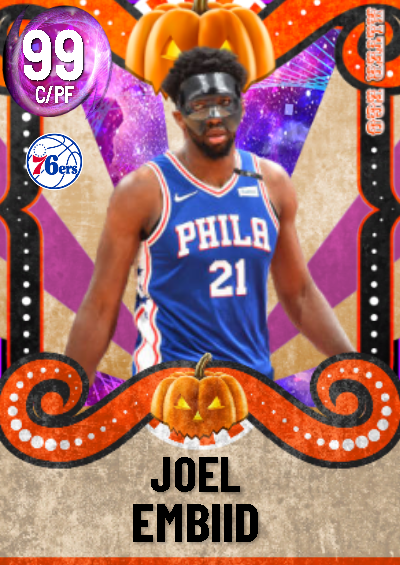 Masked Joel Embiid