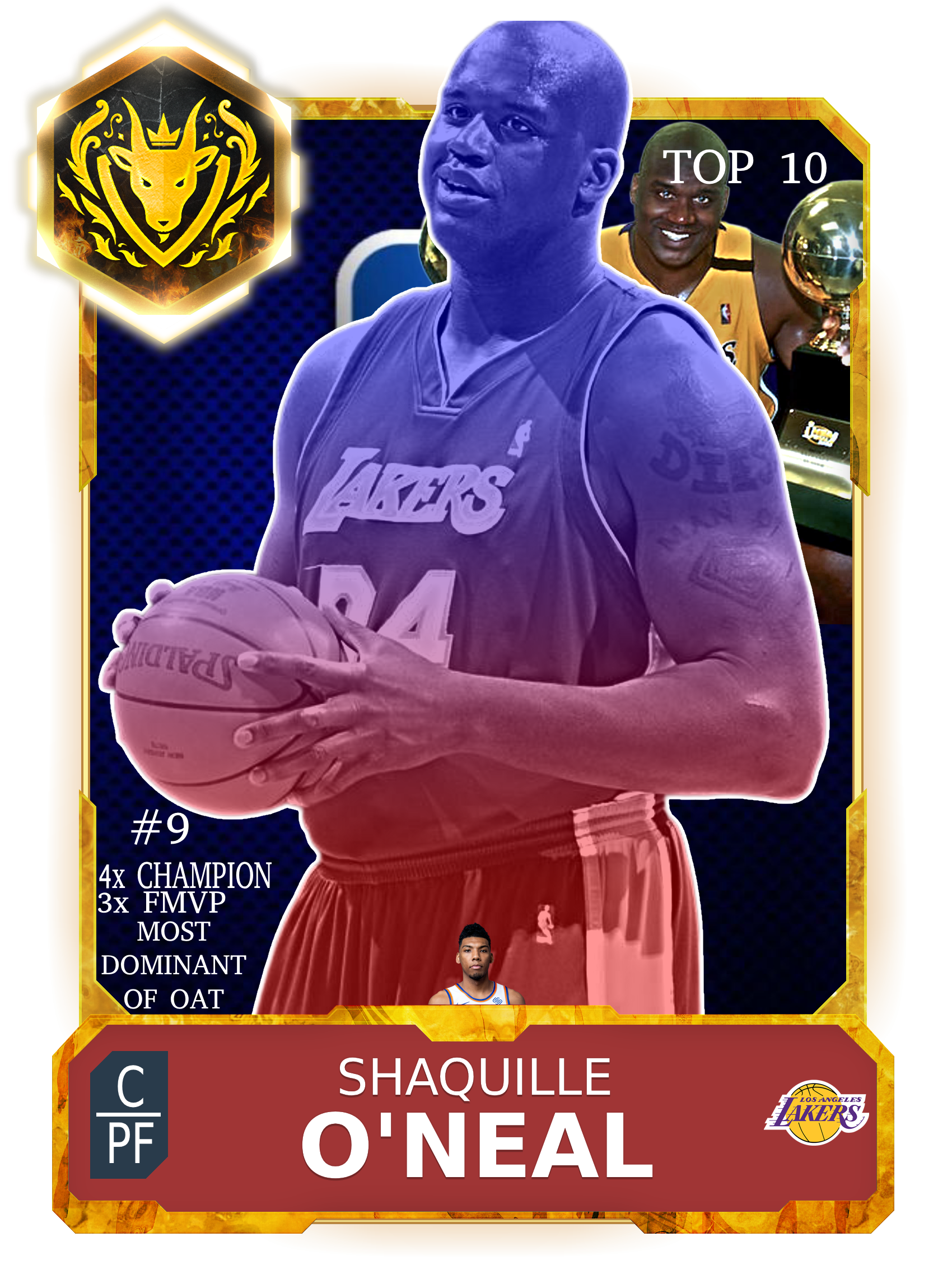 #9 Shaquille O'Neal