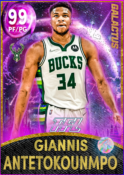 NBA 2K22  2KDB Custom Card (Giannis Signature Evo (Rookie Giannis))