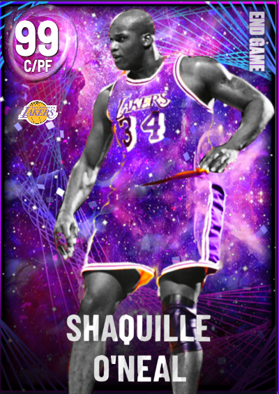 NBA 2K22 2KDB Custom Card end Game Shaq 