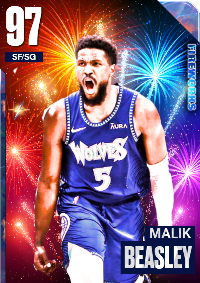 NBA 2K23 | 2KDB Custom Card (Evo FIreworks Malik Beasley)