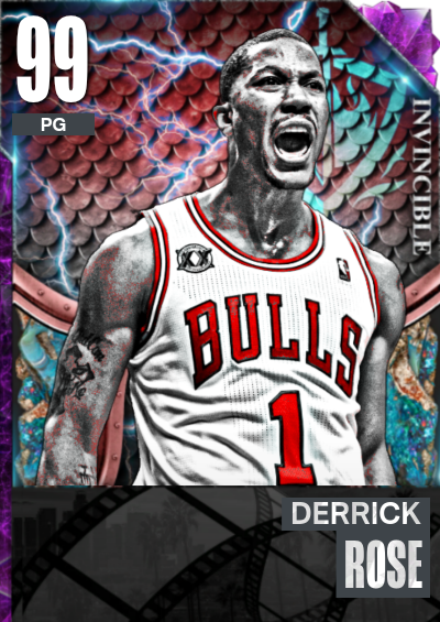 Nba 2k23 2kdb Custom Card Invincible Derrick Rose