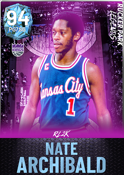 NBA 2K22 | 2KDB Custom Card (Rucker Park Legends Nate Archibald)