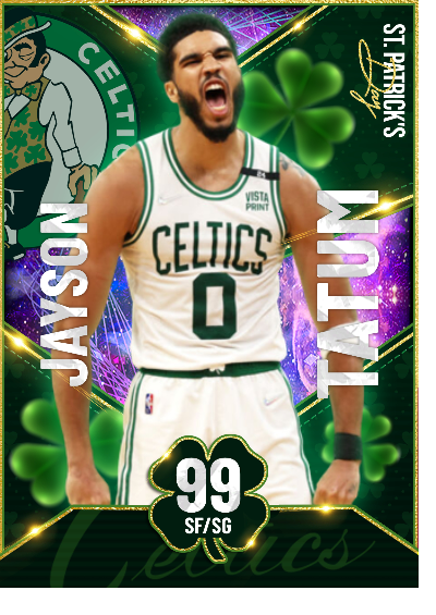 St. Patricks Day Jayson Tatum Creds: KingMikeGraphics