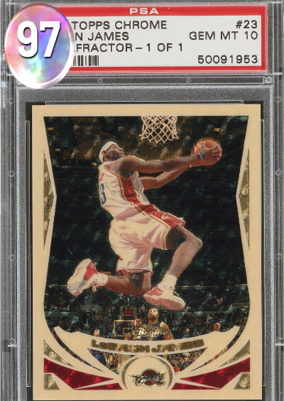 Rookie card Lebron James