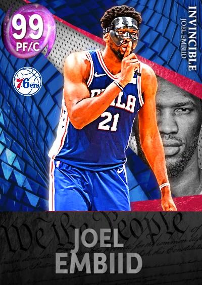 NBA 2K22 | 2KDB Custom Card (Joel Embiid Invincible)