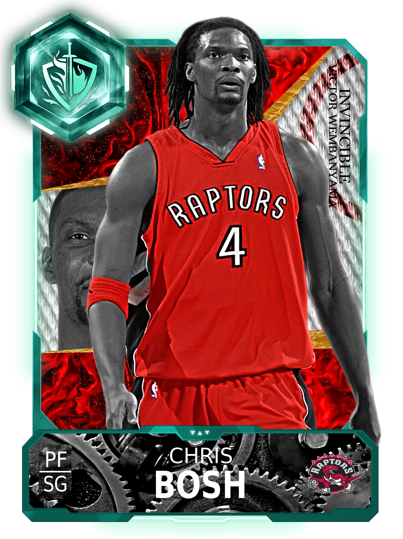 Christopher Wesson Bosh ( I couldn't find bosh with dreads )