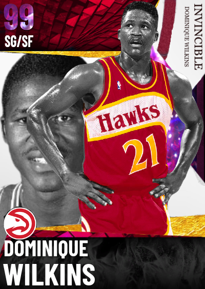 NBA 2K21 2KDB Custom Card Invincible Dominique Wilkins 