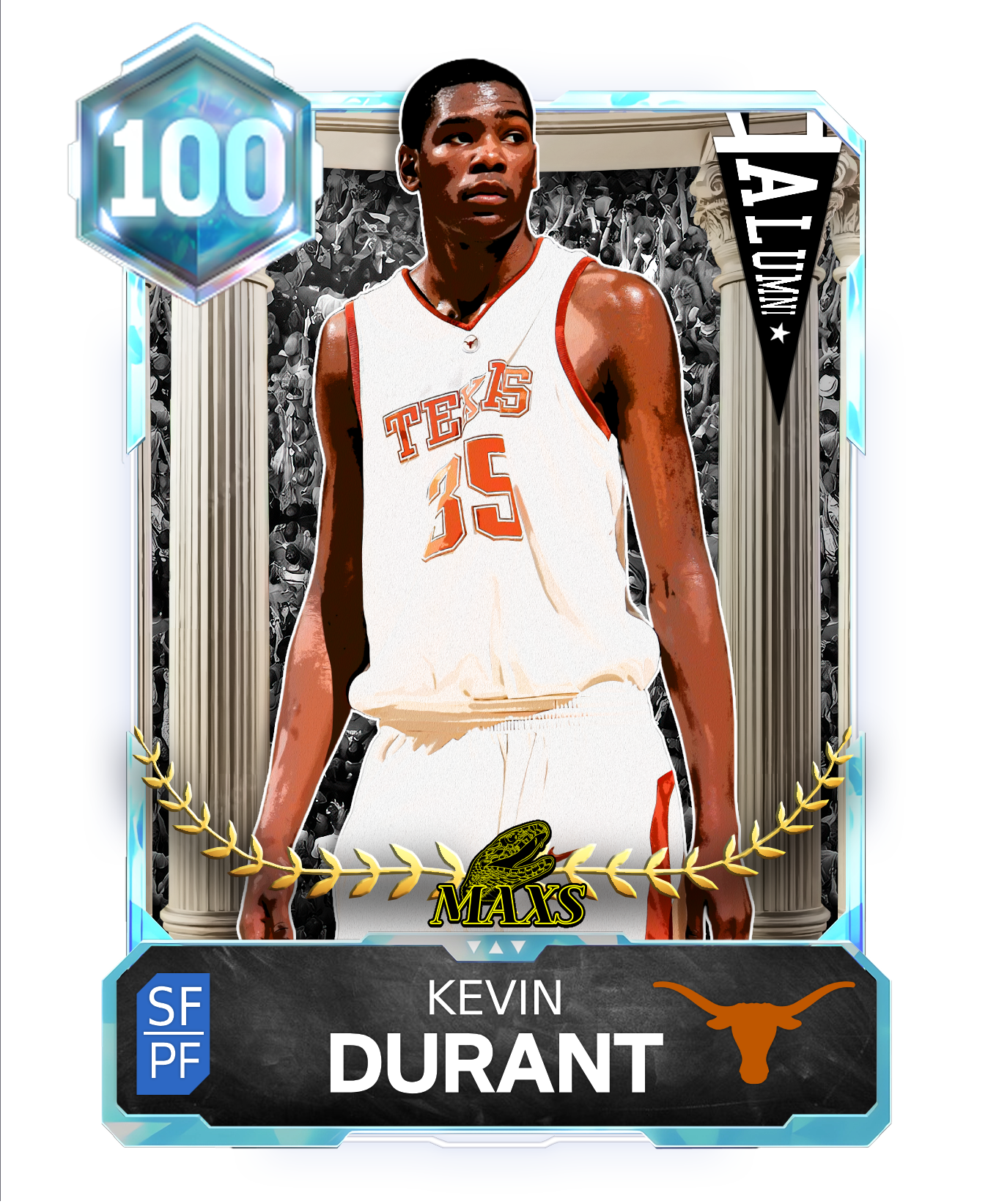 100OVR KD LONGHORNS/P1 temp ty to him