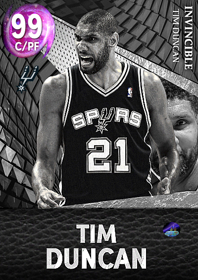 NBA 2K22 | 2KDB Custom Card (Invincible Tim Duncan)