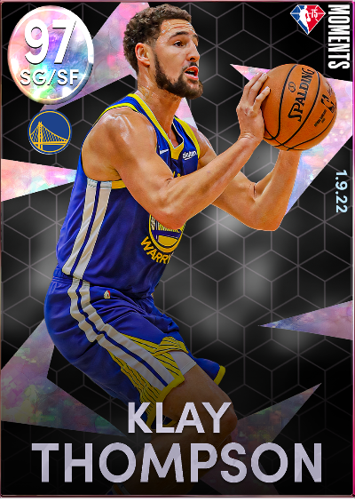 klay's back lets goooo