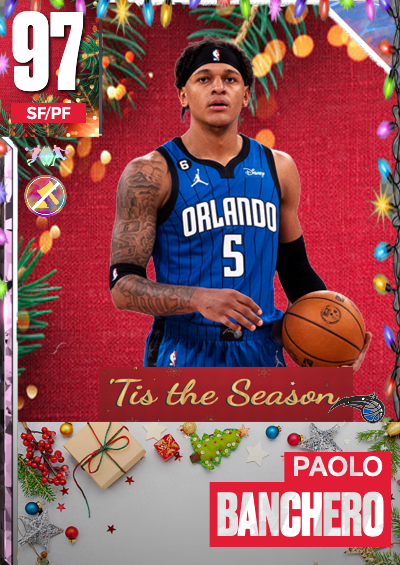 2k23 Paolo Banchero Opal Christmas Card