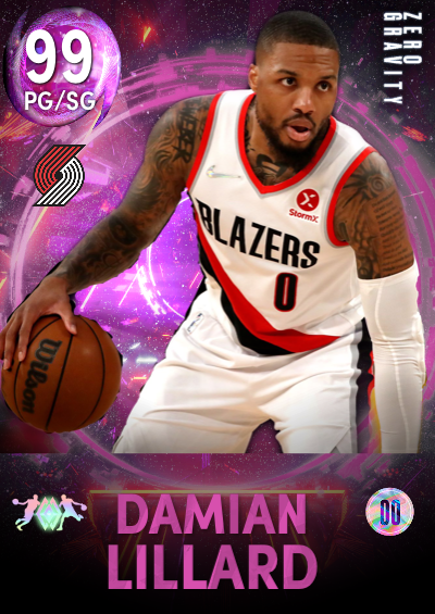NBA 2K22 | 2KDB Custom Card (Zero Gravity Damian Lillard)