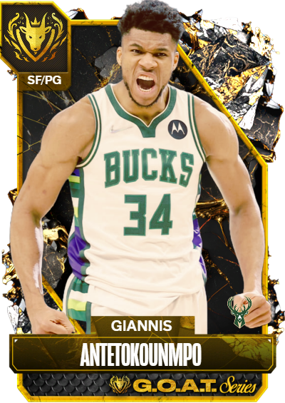 Giannis Antetokounmpo GOAT card