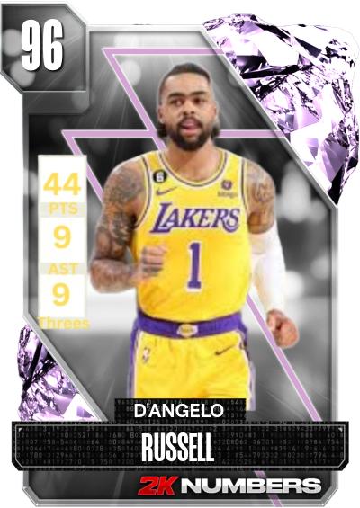 NBA 2K24 | 2KDB Custom Card (D'Angelo Russell)