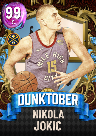 NBA 2K22 | 2KDB Custom Card (Dark Matter Dunktober Jokic)