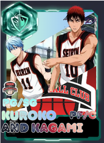 Animated Collection 4/7 Dynamic Duo Kagami and Kuroko