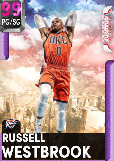 Flight School Russell Westbrook (I messed up on Donovan by using current gen font)