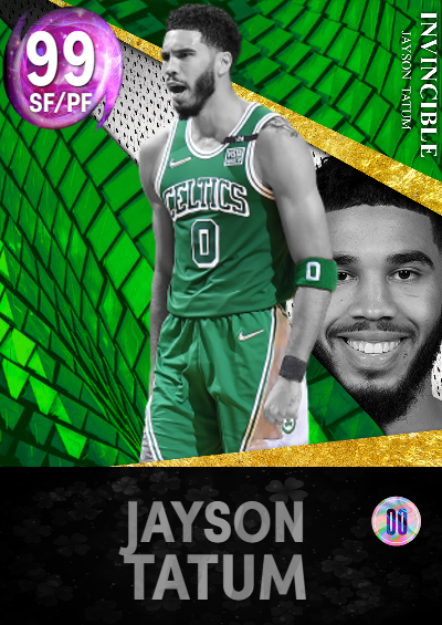 NBA 2K22 | 2KDB Custom Card (INVINCIBLE JAYSON TATUM)