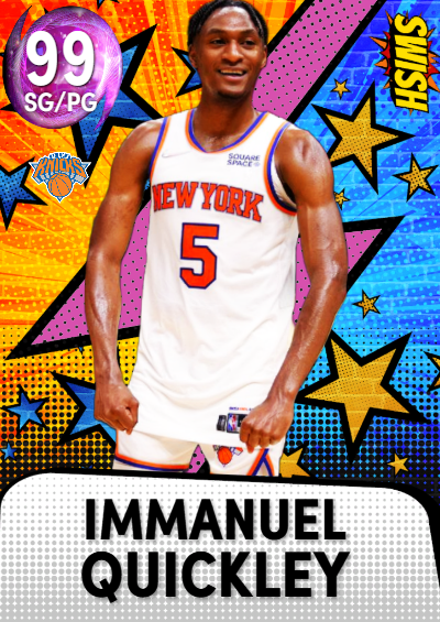 The card that Immanuel Quickley deserves