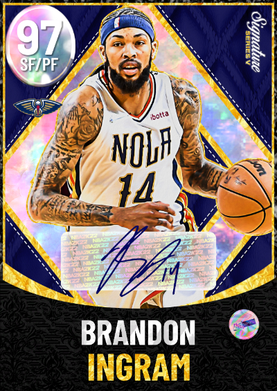 NBA 2K22 | 2KDB Custom Card (Brandon Ingram (Signature Series V))