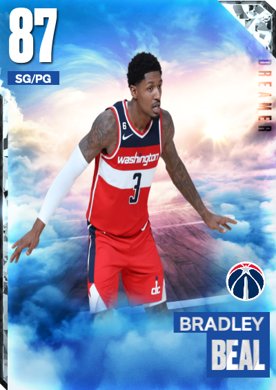 NBA 2K23  2KDB Ruby Bradley Beal (87) Complete Stats