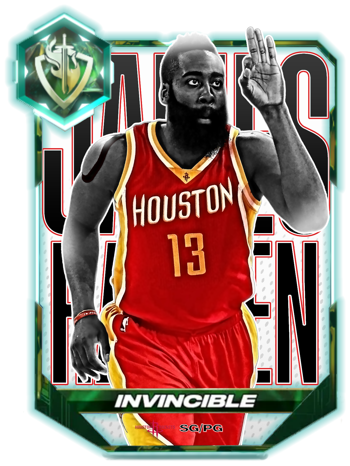 INVINCIBLE JAMES HARDEN CARD