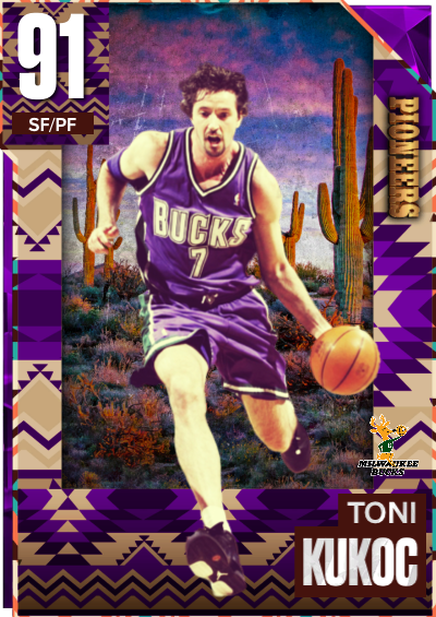 91 OVR PIONEER TONI KUKOC