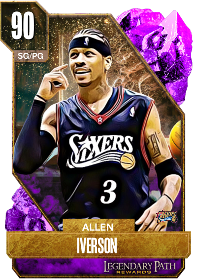 NBA 2K24 | 2KDB Custom Card (Legendary Path Allen Iverson)
