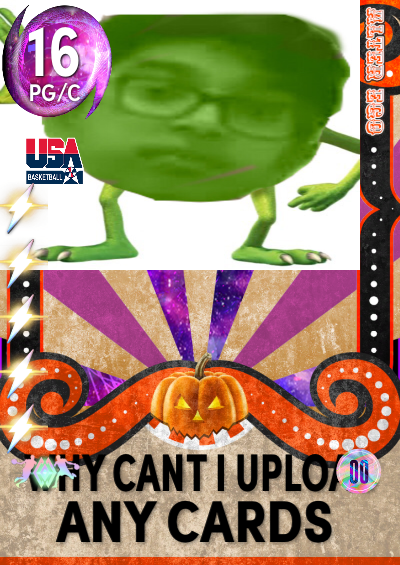 Why cant I upload any cards
