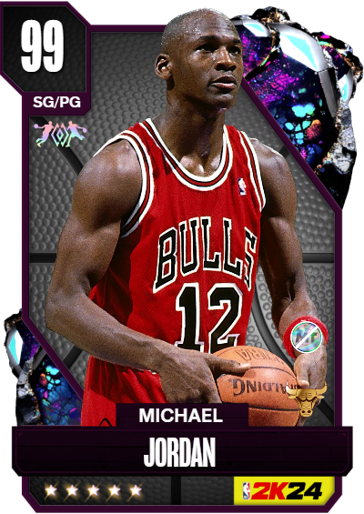 NBA 2K24 | 2KDB Custom Card (MJ Evo (Dark Matter))