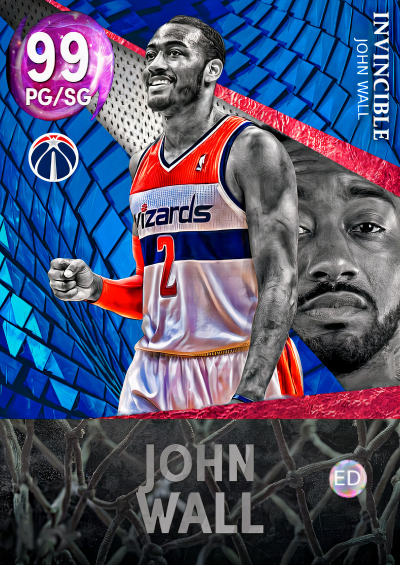 NBA 2K22 | 2KDB Custom Card (John Wall Invincible)
