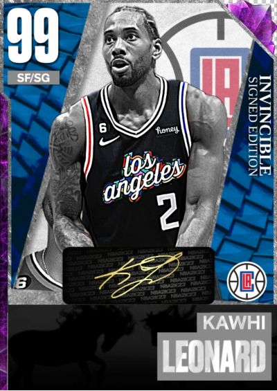 NBA 2k23 signed edition kawhi
