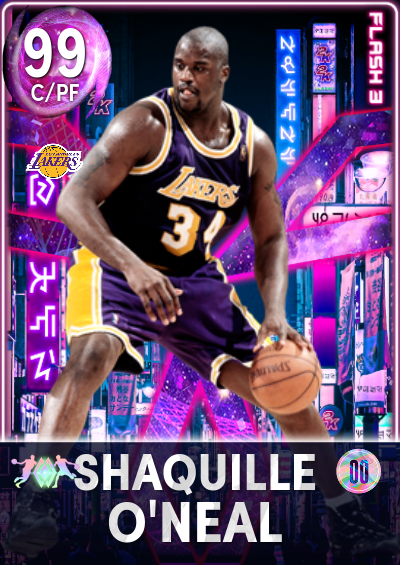 NBA 2K22 | 2KDB Custom Card (Flash 3 Shaq)