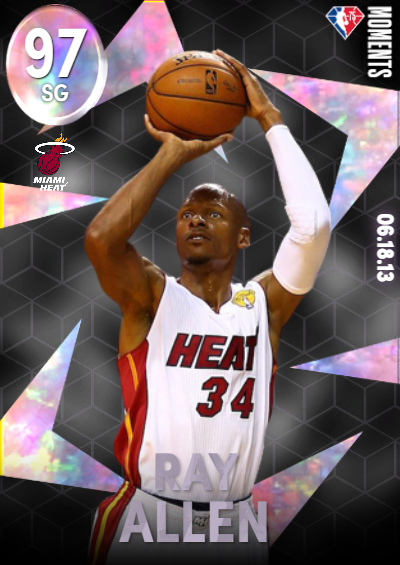 Ray Allen Moments Card