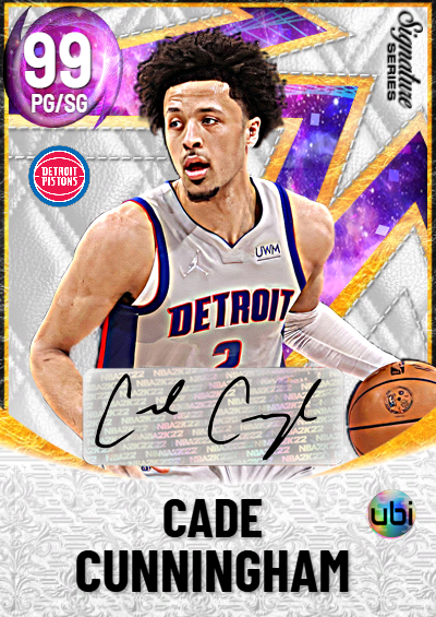 cade cunningham signature series