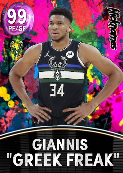 Giannis Antetokounmpo "Nicknames" Card