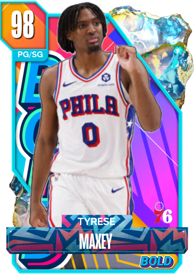 NBA 2K24 | 2KDB Custom Card (Tyrese Maxey)