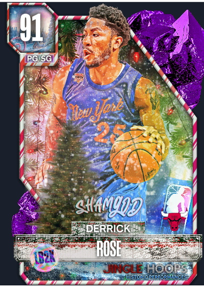 NBA 2K25 | 2KDB MyTEAM NBA 2K Custom Card (Rose Collab w/Shamgod ...