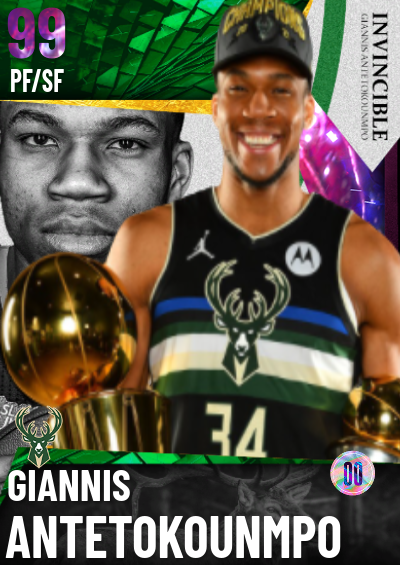 Giannis' champs card