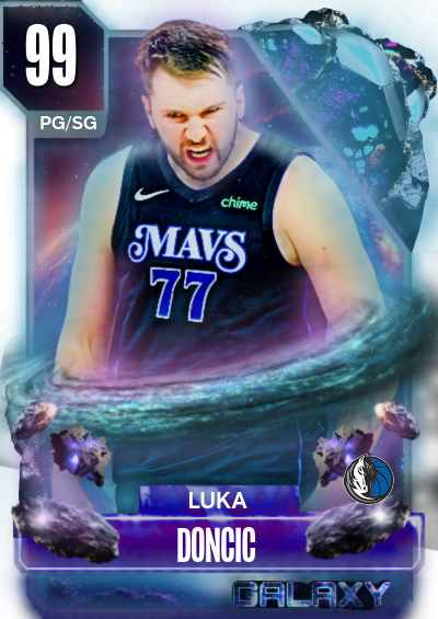 NBA 2K25 | 2KDB MyTEAM NBA 2K Custom Card (Galaxy Luka Doncic) by MavsFan77